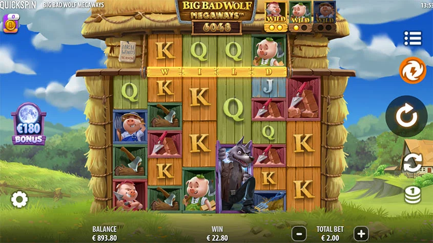 big bad wolf megaways best rtp slot